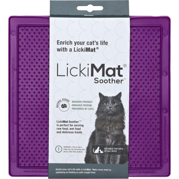 Lickimat Cat Soother lilla 20x20cm