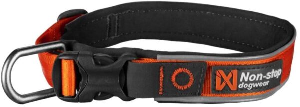 Non-Stop Dogwear Roam halsbånd oransje str. S