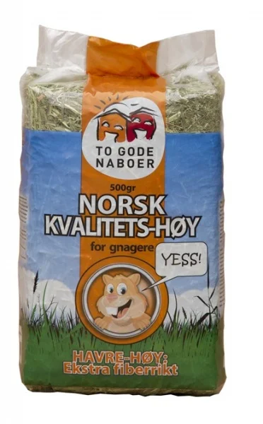 To Gode Naboer Høy Havre 0,5kg