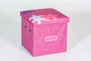Muffik Oppbevaringsboks liten rosa