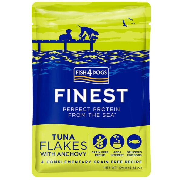 Fish4Dogs Finest Tuna Flakes with Anchovy 6x100g