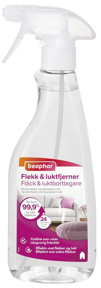 Beaphar flekk- og luktfjerner spray 500ml