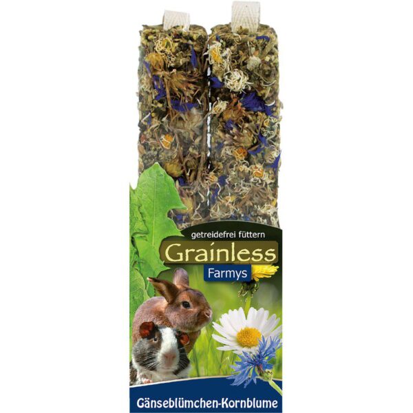 JR Farm Grainless Gnagerstenger m/kornblomster 140g