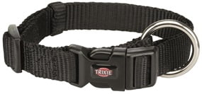 Halsbånd Premium Svart m/Hurtiglås S 25-40cmx15mm