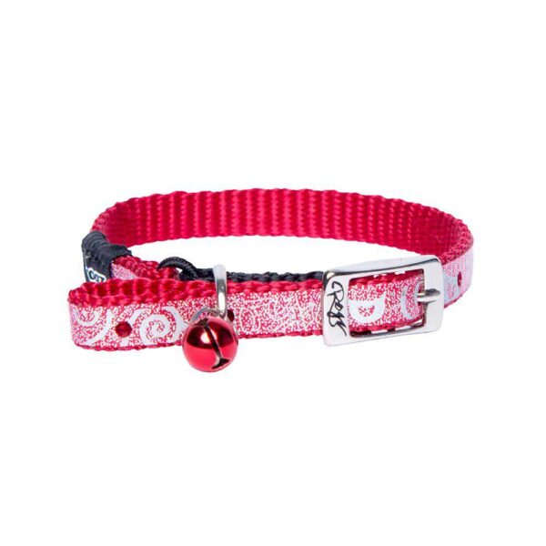 Rogz Sparklecat Halsbånd Rød XS 8mmx16,5-23cm