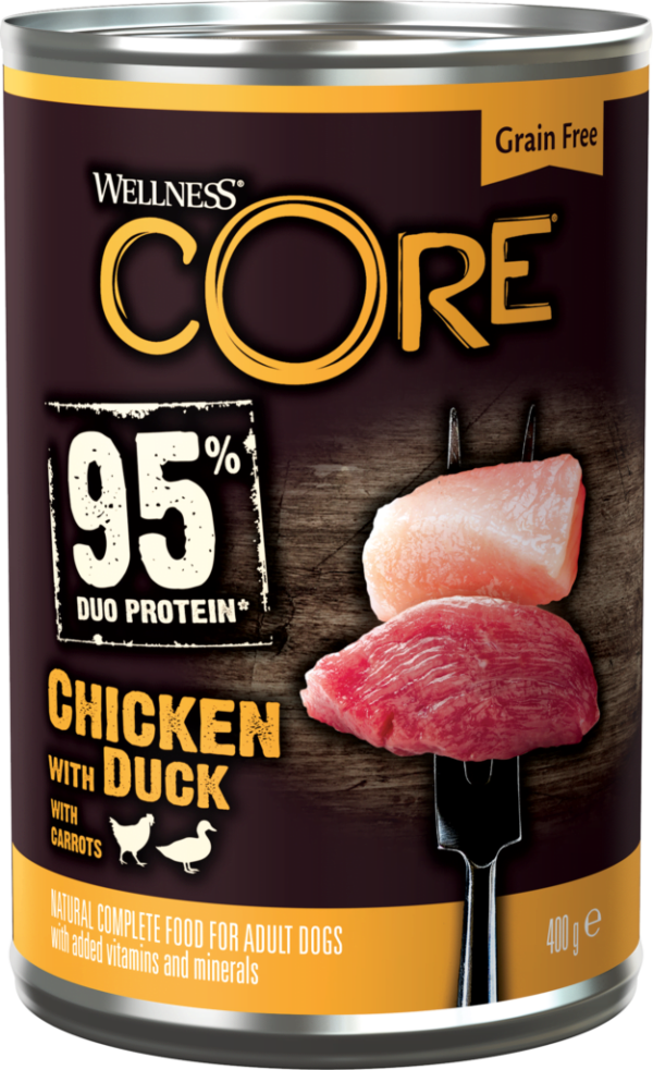 Core Dog 95 % DUO PROTEIN kylling & and 400 g