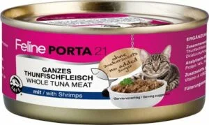 Feline Porta21 tunfisk og reker 156 gram