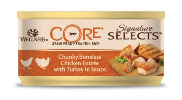 Core Cat Selects Chunky kylling og kalkun 79 g