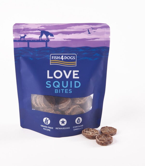 Fish4Dogs Squids Bites 80g