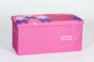 Muffik Oppbevaringsboks stor rosa