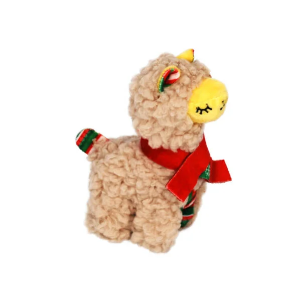 KONG Holiday Juleleke Softies Scrattles Lama