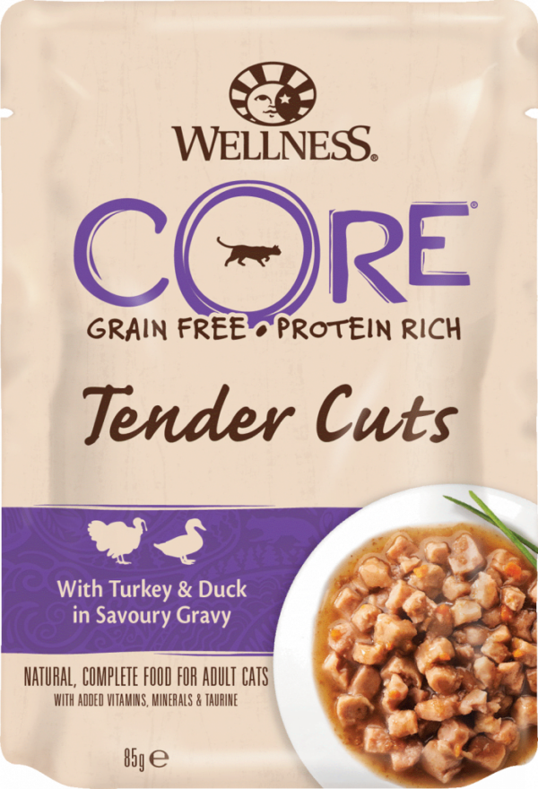 Core Cat Tender Cuts kalkun og and 8x85g