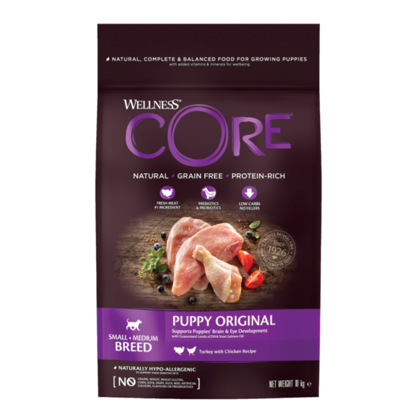 Core Dog Puppy Original kalkun og kylling 10 kg