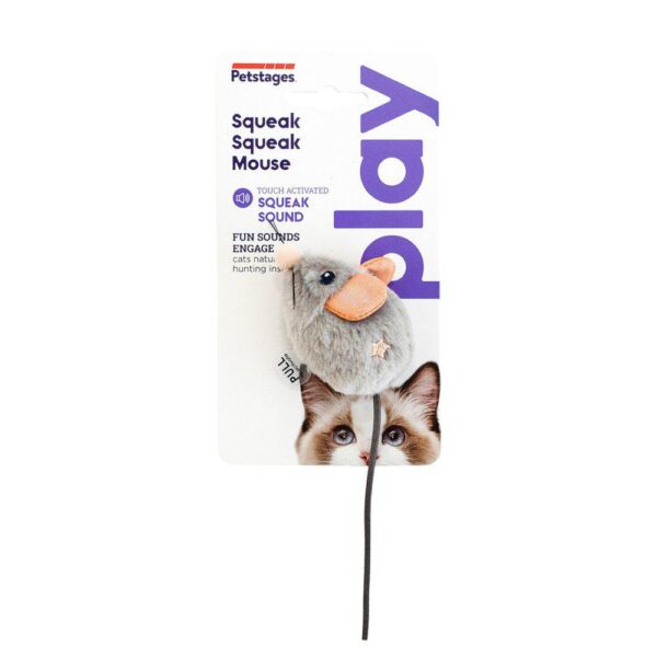 Petstages Squeak Squeak Mus 4x4x4cm