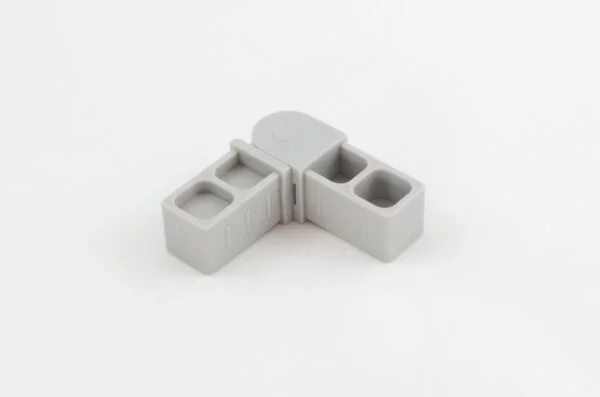 Vinkel i plast på 90-270 grader for 20x20mm firkantrør