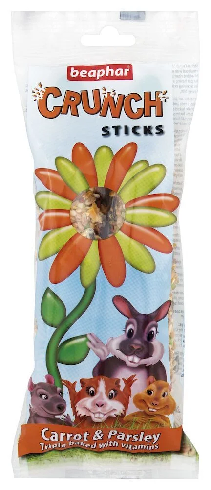Beaphar Gulrot & persille crunch sticks 2pk