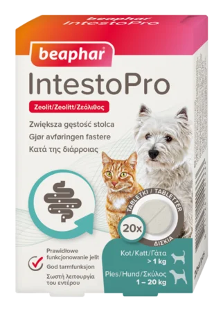 Beaphar IntestoPro tabletter under 20 kg 20 tabletter