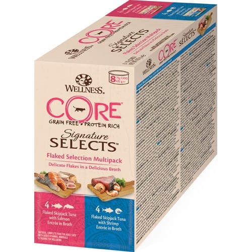 Core Cat Selects Flaked selection multipack 8x79g