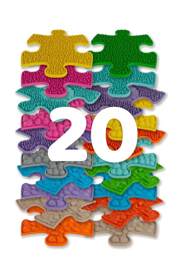 Muffik Ortopedic floor Mini Puzzles set 20stk