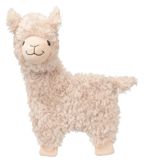 Lama i plysj m/knitrefolie 40cm