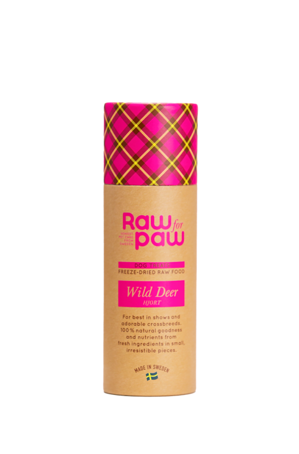 Raw for Paw Wild Deer (hjort) 45g
