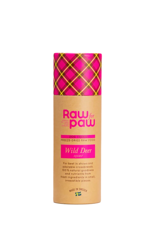 Raw for Paw Wild Deer (hjort) 45g