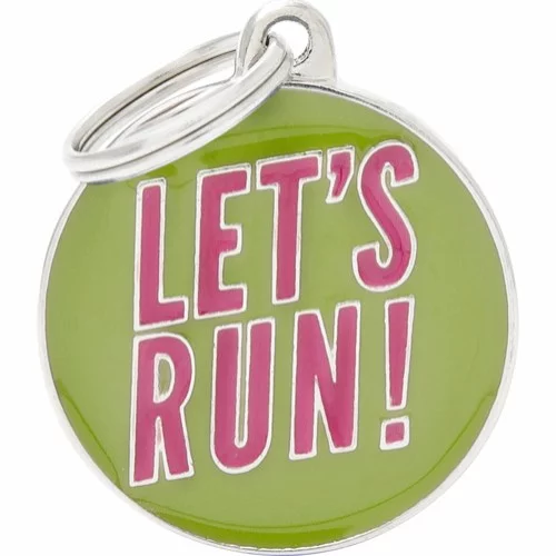 My Family Tags charms Let's Run!