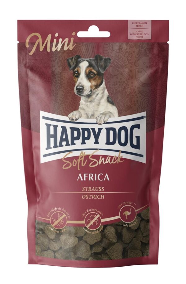 Happy Dog Soft Snack Mini Afrika Struts 100g