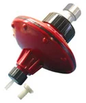 Trykkreduksjonsregulator 0,75 til 12 psi. Standard 3/4" krantilkobling og 5mm (3/16") slangeuttak