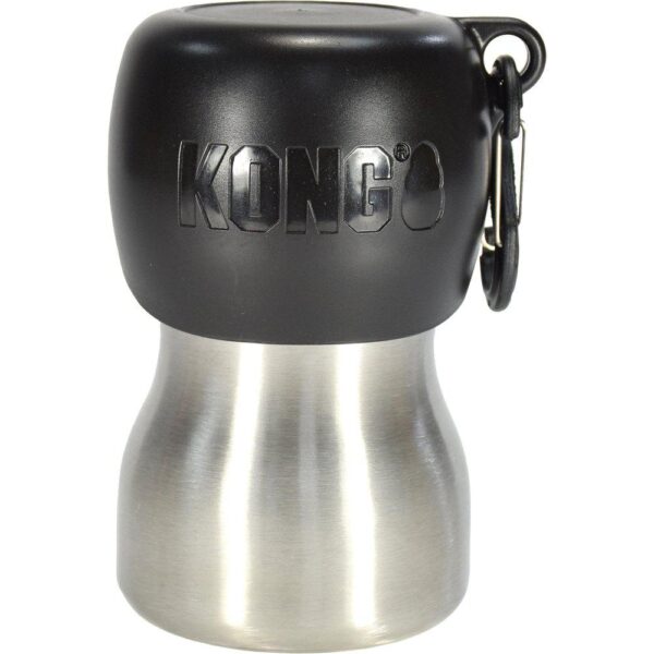 KONG H2O Rustfri Vannflaske svart 280ml
