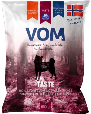 Vom og hundemat Taste storfevom kjøttboller 560g