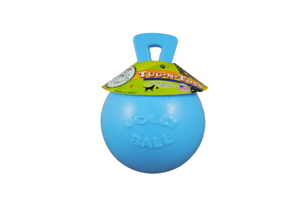 Jolly Ball Tug-n-Toss lyseblå 10cm