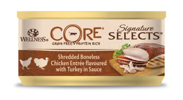 Core Cat Selects Shredded kylling & kalkun 79 g