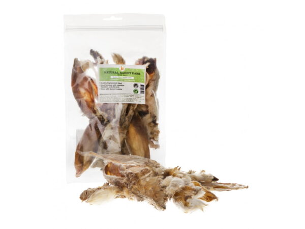 JR kaninører med pels 100 g