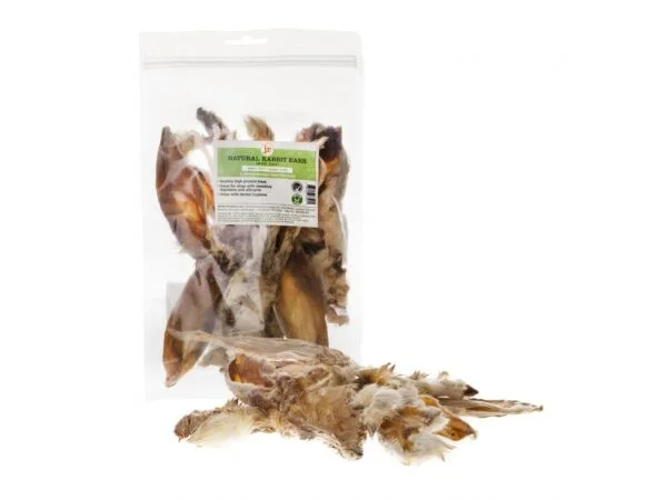 JR kaninører med pels 100 g