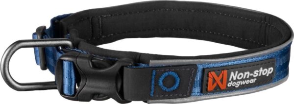Non-Stop Dogwear Roam halsbånd blå str. L
