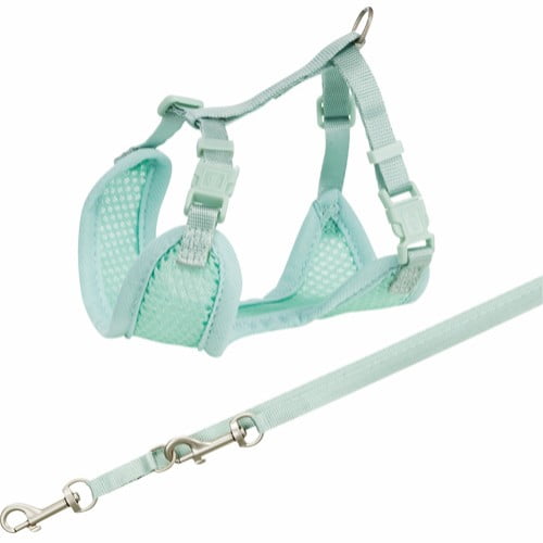 Trixie valpesett soft sele og kobbel mint 26-34cm/10mmx2m