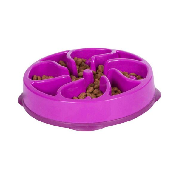 Oh Fun Feeder Slow-bowl skål lilla str. S 21x5cm