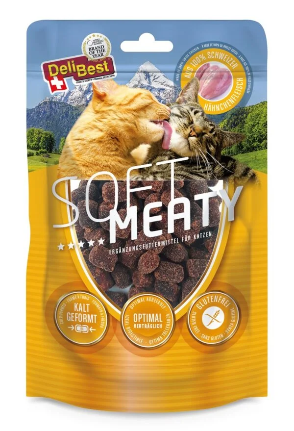 DeliBest Cat Soft Meaty kylling 100 gram