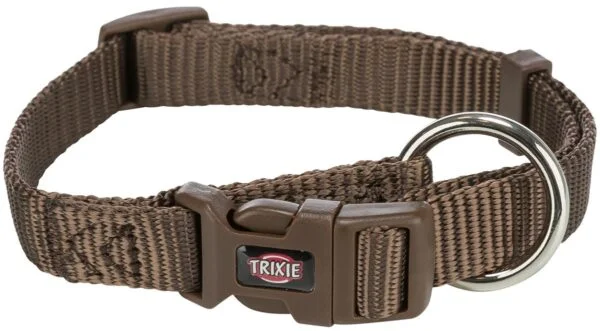 Halsbånd Premium Hasselnøtt m/Hurtiglås L-XL 40-65cmx25mm