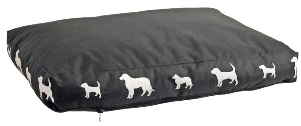 Hundemadrass firkantet svart 90x59x8cm