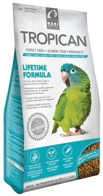 Tropican fullfôrpellets for papegøyer 820 gram