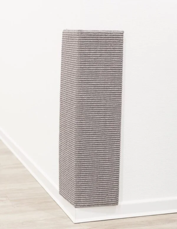 Klorebrett hjørne sisal XXL 38x75cm grå