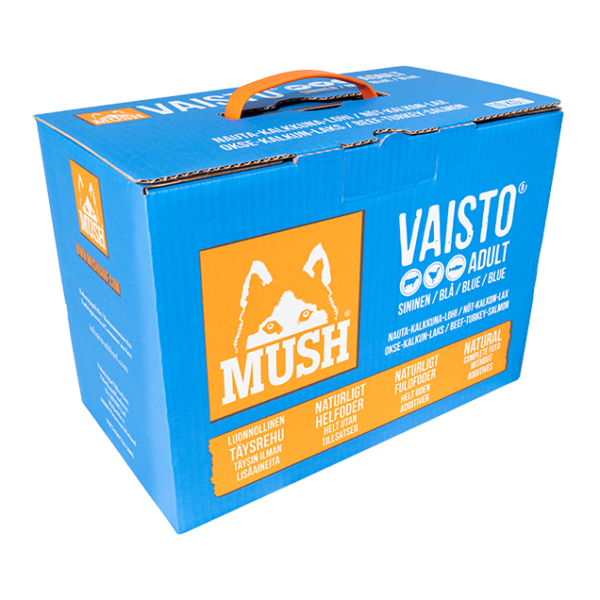 Mush B.A.R.F Vaisto adult blå storfe/kalkun/laks 10kg