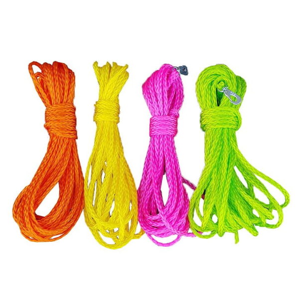 Jami Sporline flettet neon gul 8mmx15m