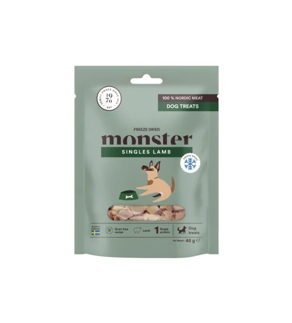 Monster dog treats freeze dried lamb 45 g
