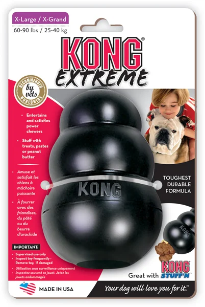 KONG Extreme Svart XXL 16x10cm