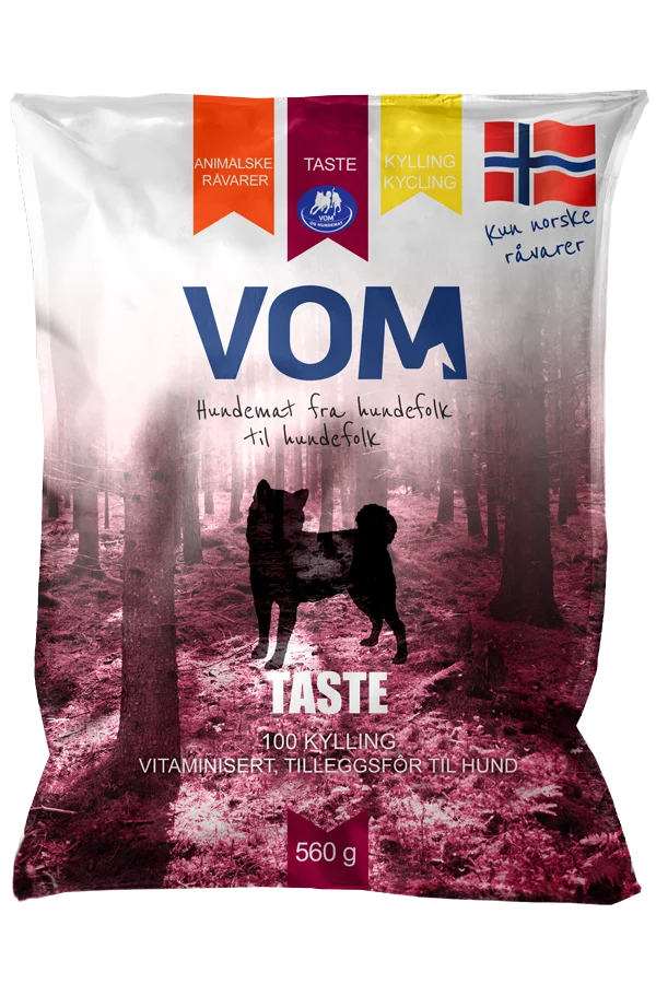 Vom og hundemat Taste kylling kjøttboller 560g