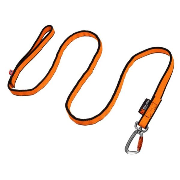 Non-Stop Dogwear Bungee leash oransje/svart 23mmx2m