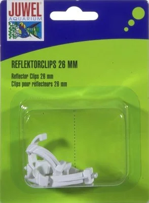 Juwel reflektorclips 4 stk T8 plast 26mm